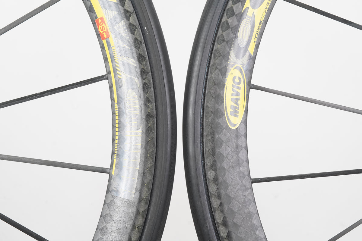 Mavic Cosmic Corbone Ultimate Tubular Rim Brake Wheelset Campagnolo 11 Speed