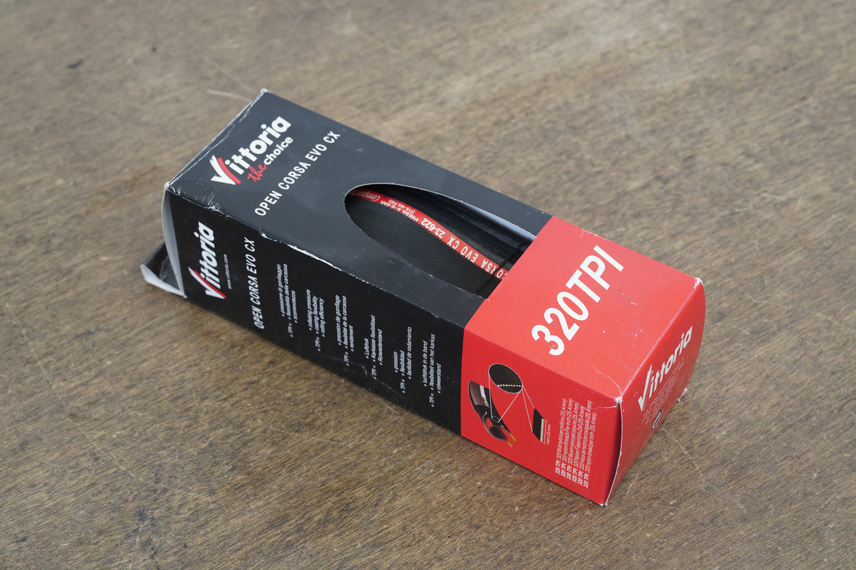 NEW (1) 700x23C 23mm Vittoria Open Corsa EVO CX 320 TPI Clincher Road Tire