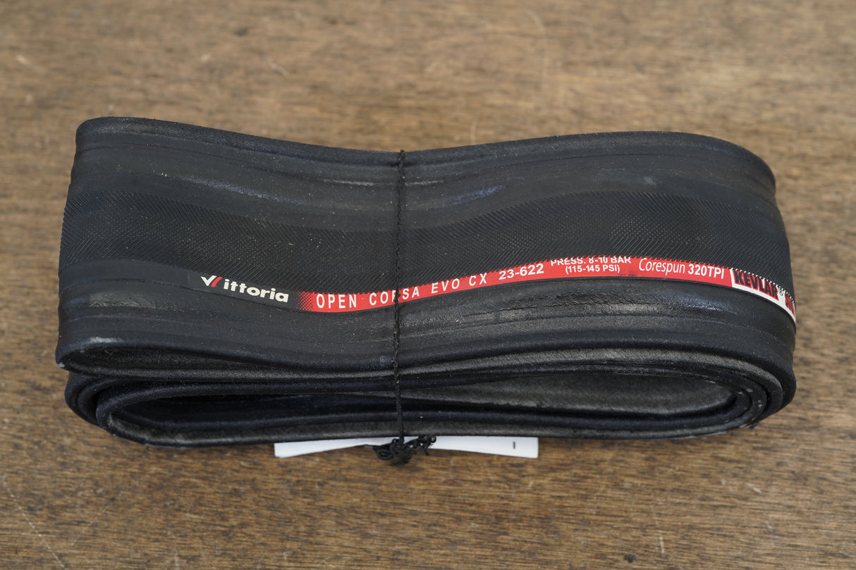 NEW (1) 700x23C 23mm Vittoria Open Corsa EVO CX 320 TPI Clincher Road Tire