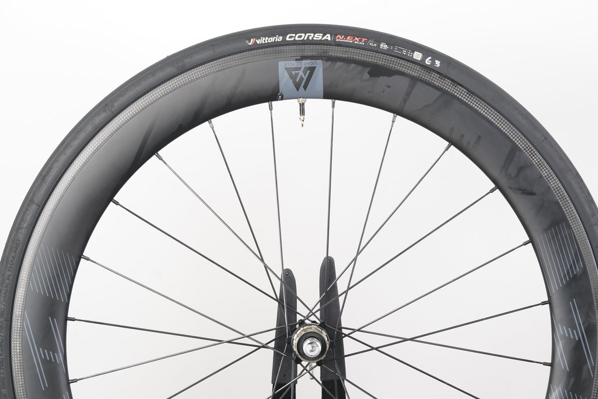 Light Bicycle 50 Novatech Carbon Tubeless Rim Brake Wheelset 11 Speed