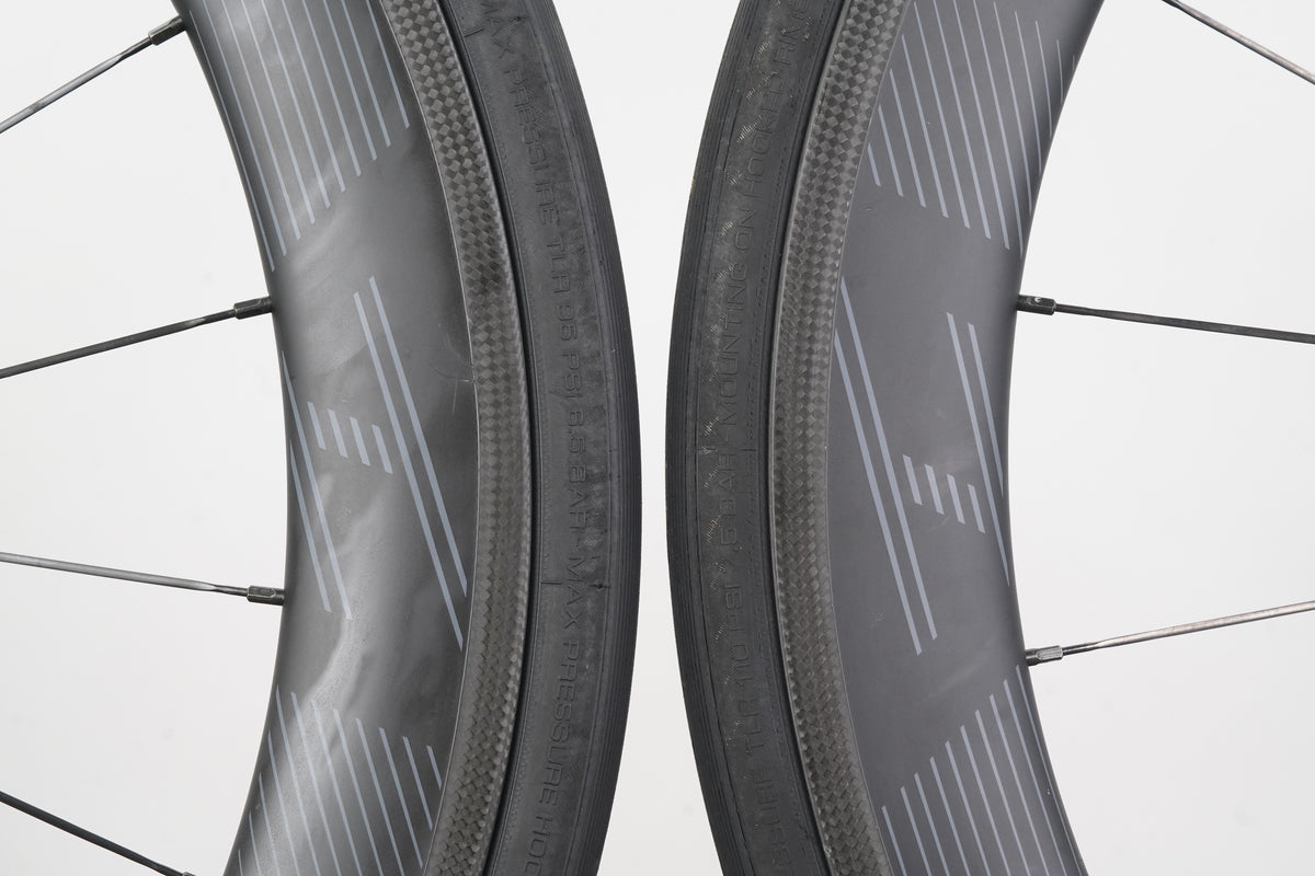 Light Bicycle 50 Novatech Carbon Tubeless Rim Brake Wheelset 11 Speed
