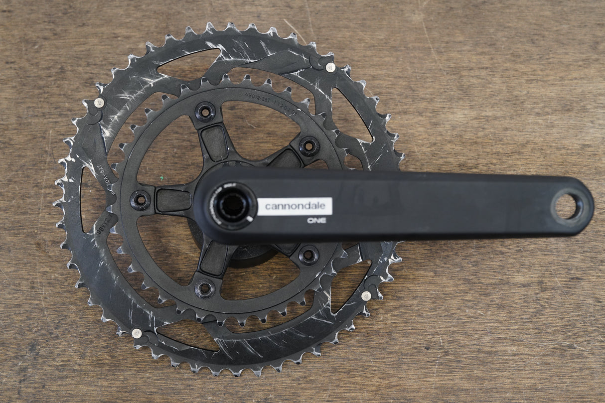 170mm 52/36T BB30 Cannondale One Road Crankset 734g