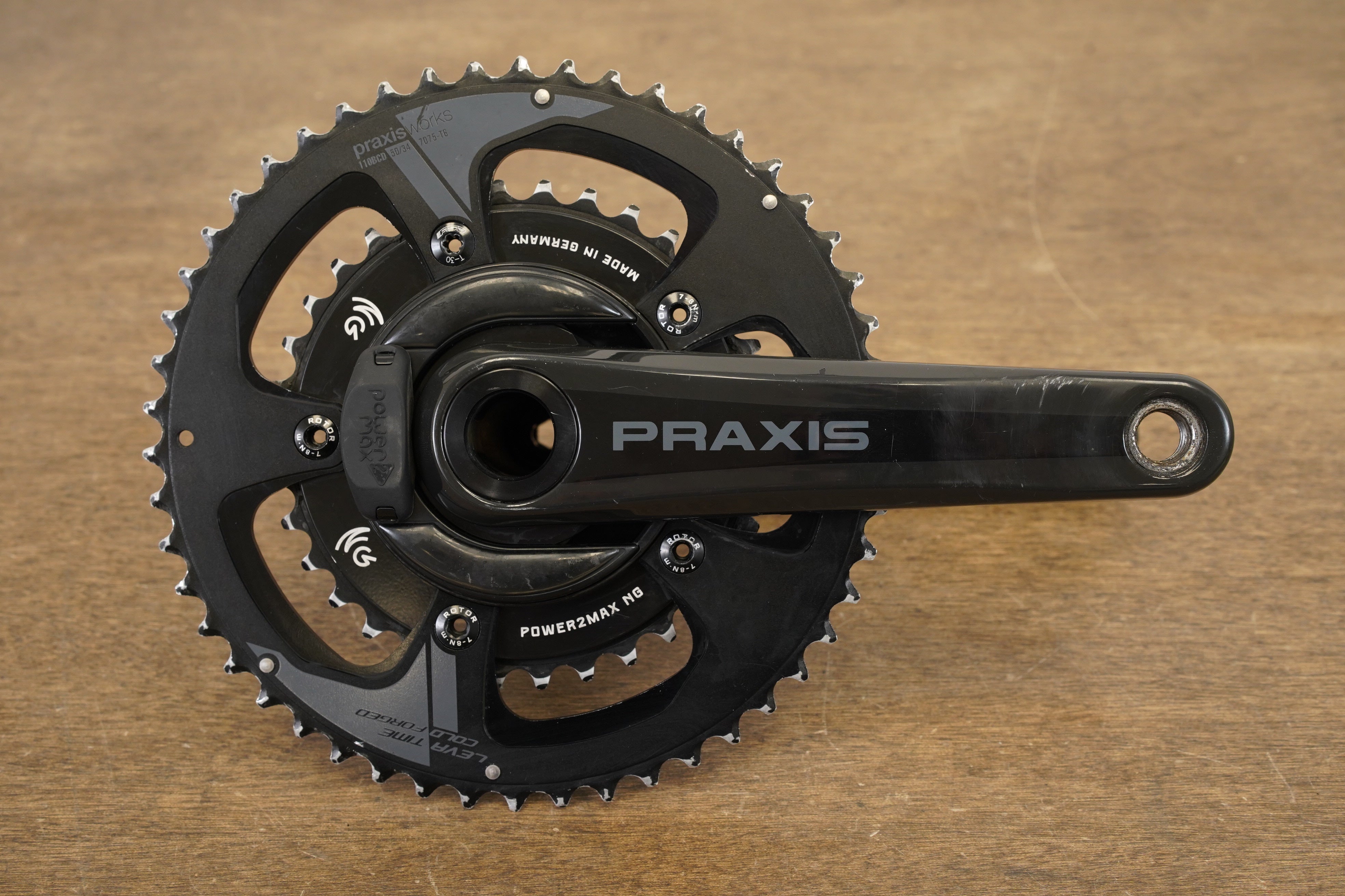 ROTOR クランク　IN POWER 170mm ROTOR INpower Matt Shimano 2x12 Crankset