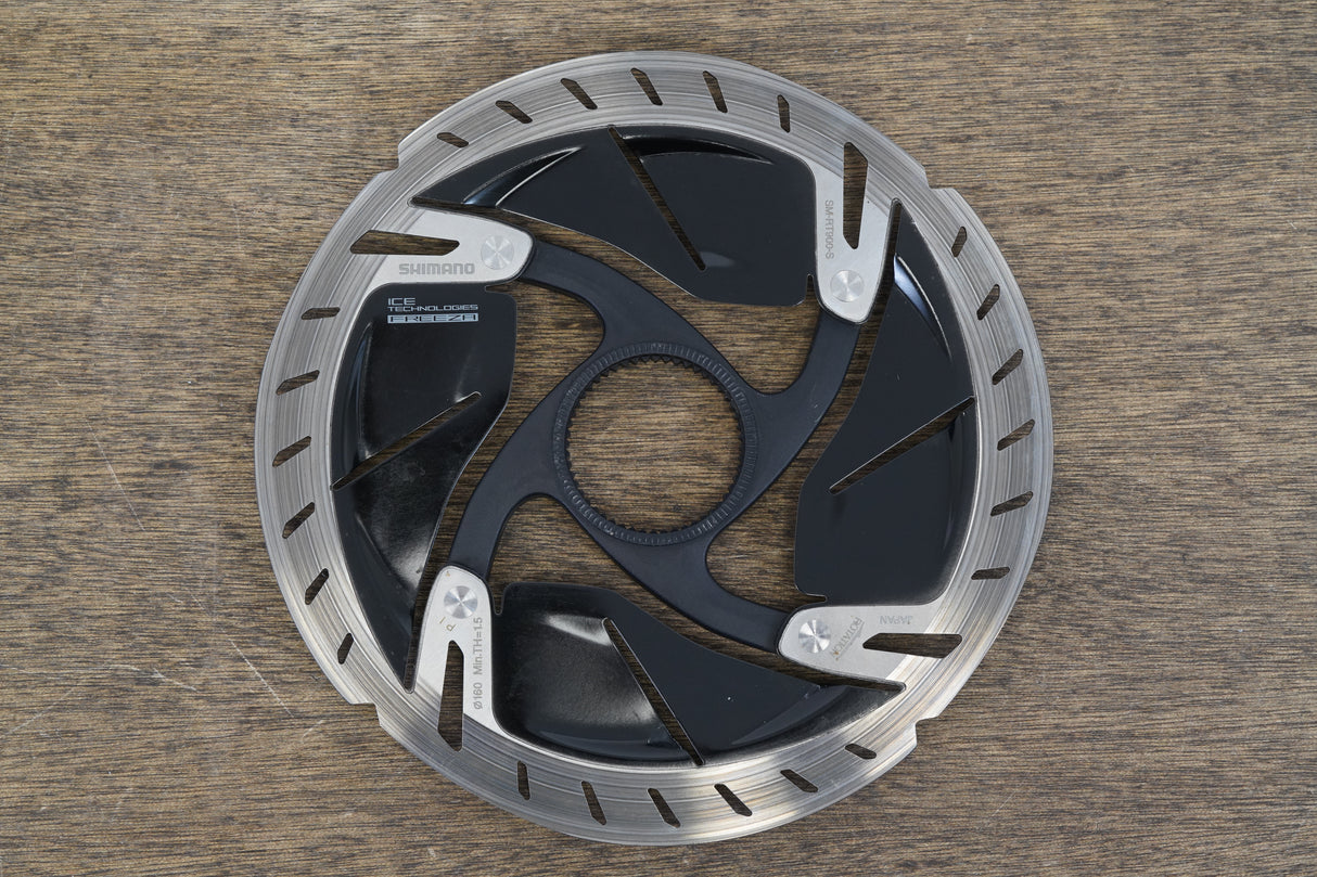 (1) 160mm Shimano Dura-Ace SM-RT900-S Center Lock Disc Brake Rotor