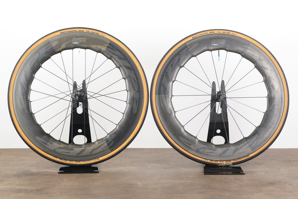 Zipp 858 NSW Cognition Carbon Tubeless Clincher Rim Brake Wheelset 11 Speed