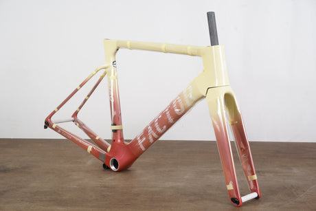 NEW 54cm Factor Ostro VAM V1 Carbon Disc Road Frameset + Black Inc. Barstem