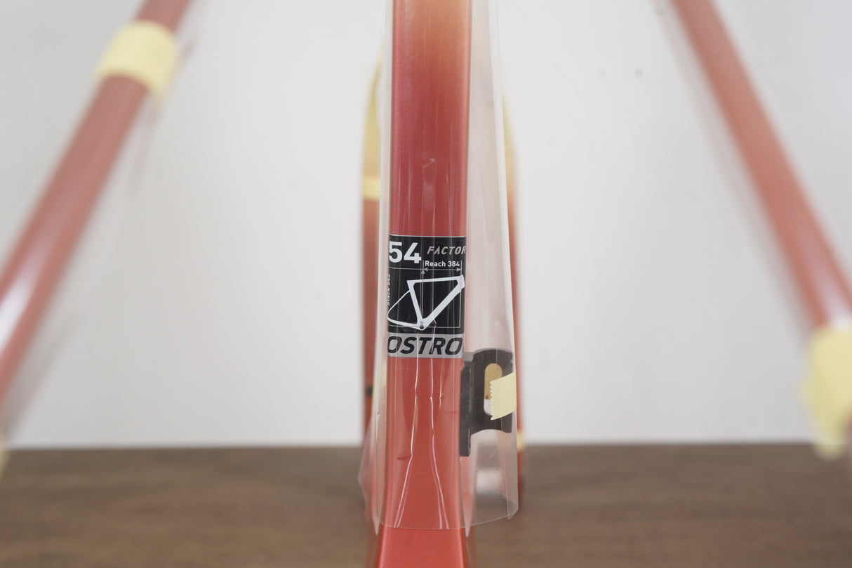 NEW 54cm Factor Ostro VAM V1 Carbon Disc Road Frameset + Black Inc. Barstem
