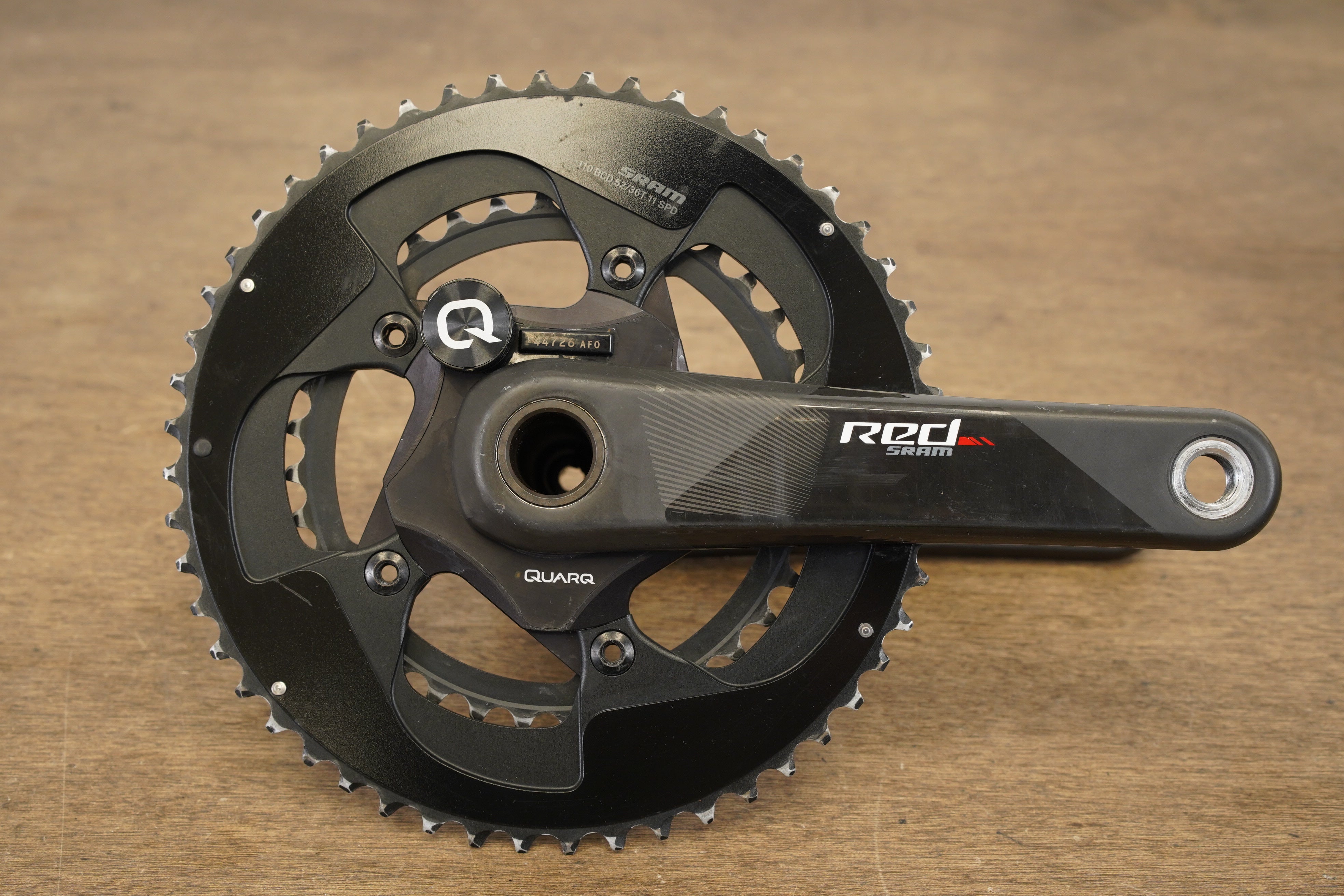 172.5mm 52/36T GXP SRAM Red 22 Quarq Power Meter Crankset 172.5mm 52/36T GXP SRAM Red 22 Quarq Power Meter Crankset