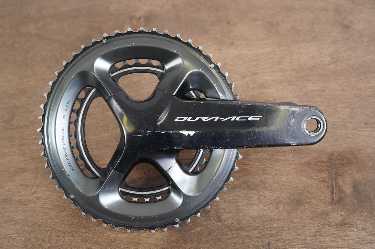 170mm 52/36T Shimano Dura-Ace FC-R9100 11 Speed Crankset 9100