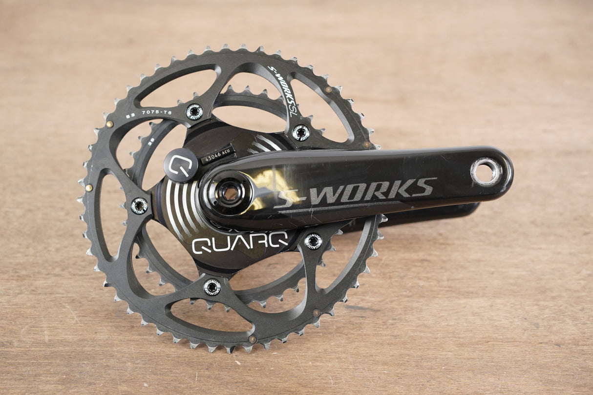 172.5mm 53/39T BB30 Specialized S-WORKS Quarq Power Meter Crankset 644g