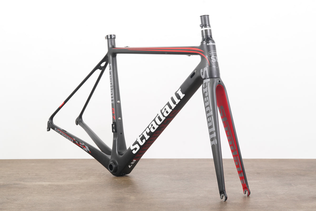 51cm Stradalli R7 Red Seven Carbon Rim Brake Frameset