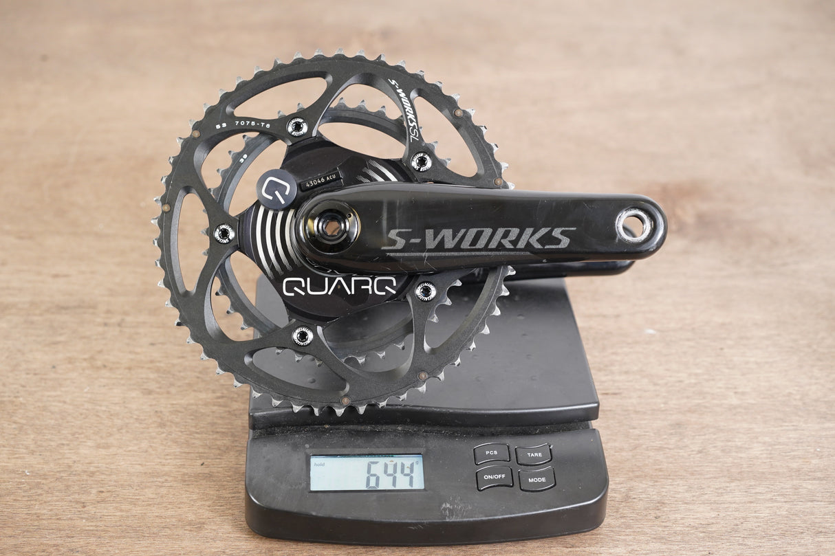 172.5mm 53/39T BB30 Specialized S-WORKS Quarq Power Meter Crankset 644g