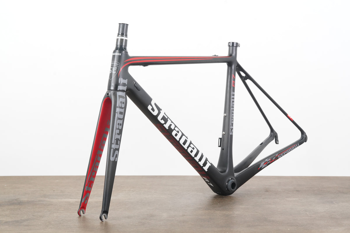 51cm Stradalli R7 Red Seven Carbon Rim Brake Frameset
