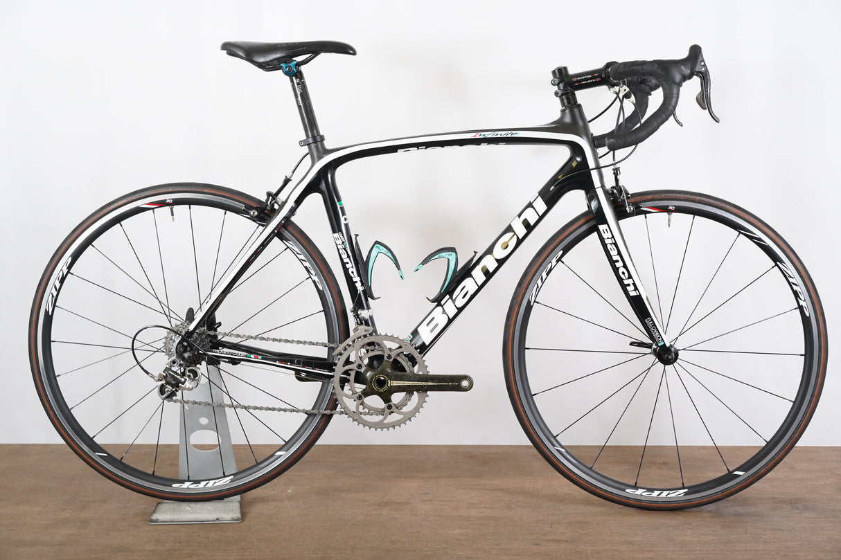 55cm Bianchi Infinito C2C Campagnolo Record 10 Speed Rim Brake Carbon Road Bike