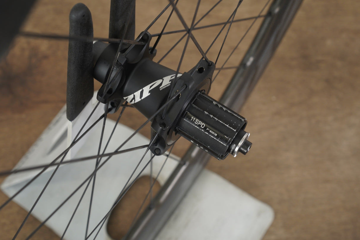 Zipp 858 NSW Cognition Carbon Tubeless Clincher Rim Brake Wheelset 11 Speed