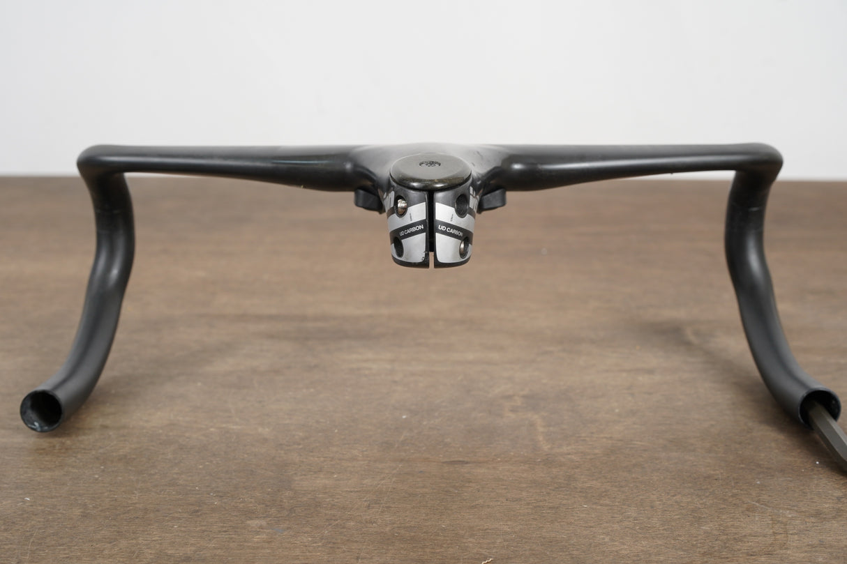 40cm Vision Metron 5D 120mm -6 Degree Integrated Carbon Barstem Handlebar 1 1/8"