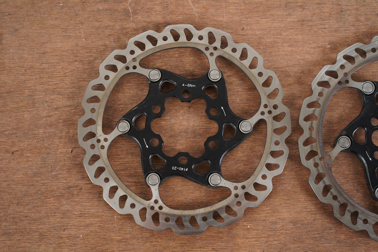 (2) 140mm 6-Bolt Disc Brake Rotors Road Gravel CX MTB