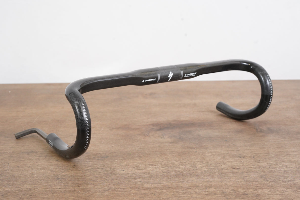 42cm Specialized S-WORKS Shallow Bend Carbon Compact Road Handlebar 31.8mm