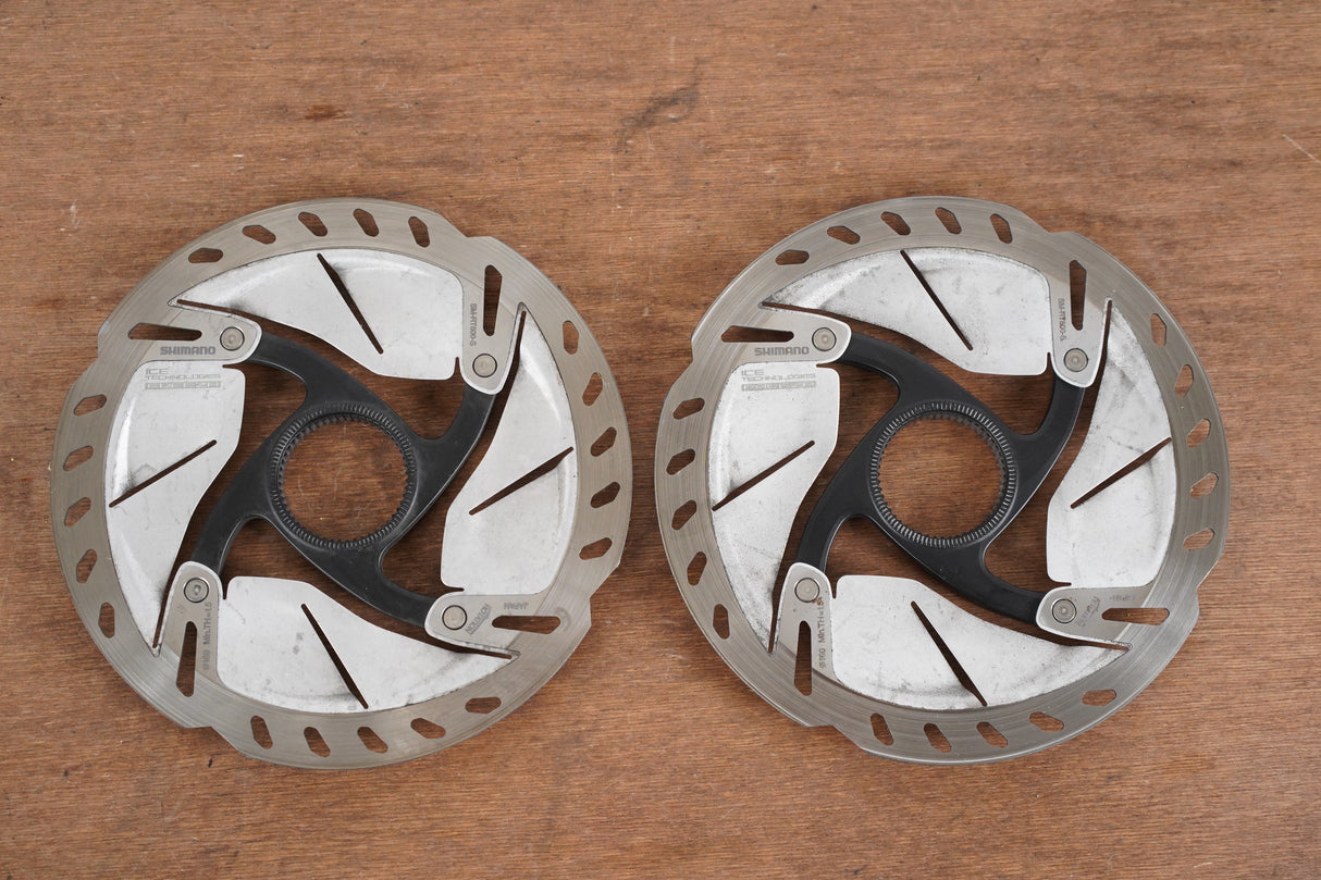 (2) 160mm Shimano Ultegra SM-RT800 Center Lock Disc Brake Rotors