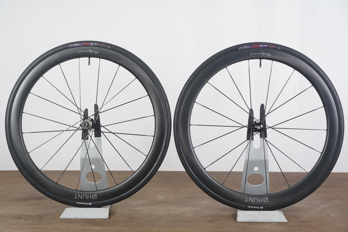 Hunt 44/46 Aerodynamicist Carbon Spoke Carbon Tubeless Disc Wheelset 11 Speed