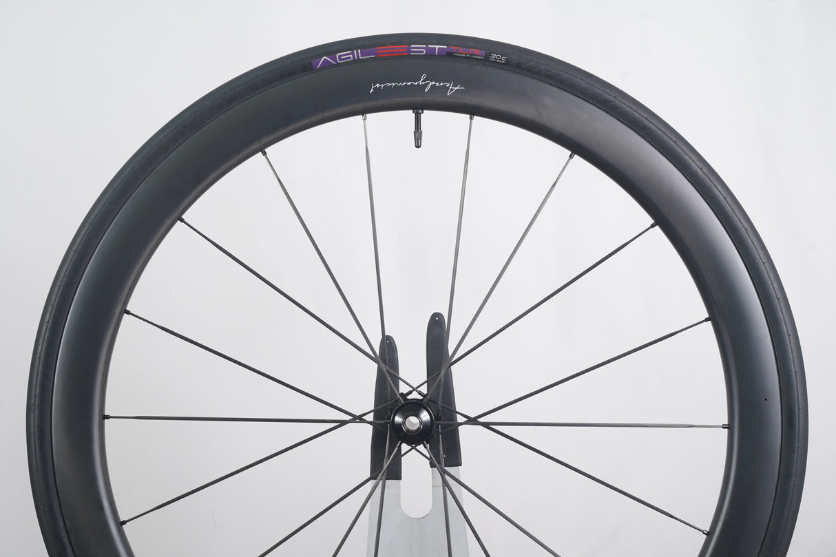 Hunt 44/46 Aerodynamicist Carbon Spoke Carbon Tubeless Disc Wheelset 11 Speed