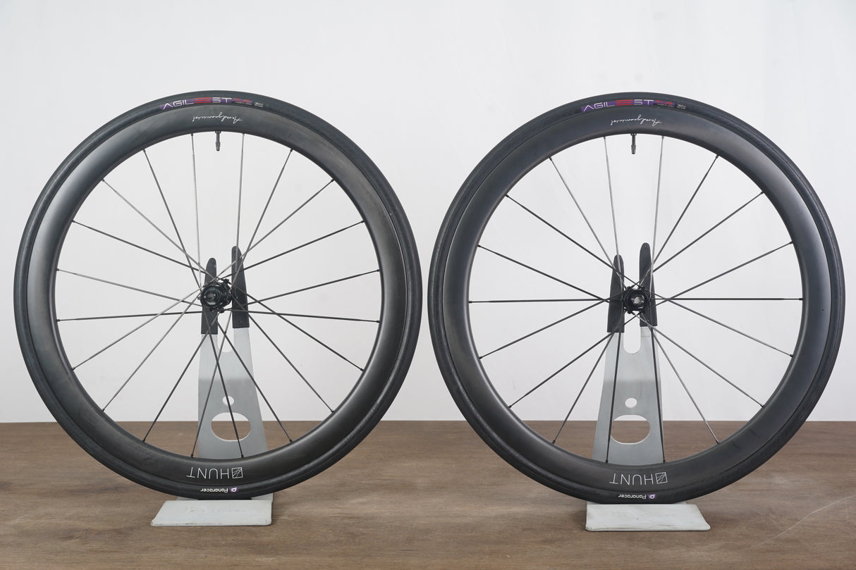 Hunt 44/46 Aerodynamicist Carbon Spoke Carbon Tubeless Disc Wheelset 11 Speed