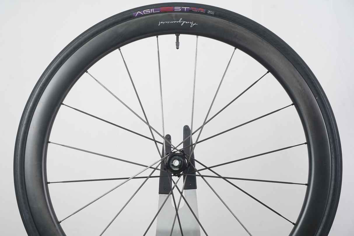 Hunt 44/46 Aerodynamicist Carbon Spoke Carbon Tubeless Disc Wheelset 11 Speed