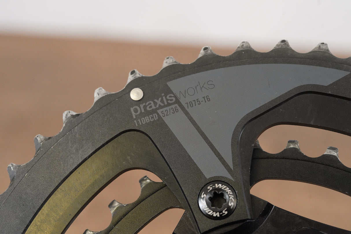 175mm 52/36T BB30 Specialized S-WORKS Quarq Power Meter Crankset