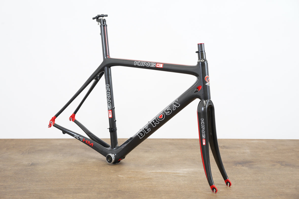 66cm (L/XL) De Rosa King 3 Carbon Rim Brake Road Frameset