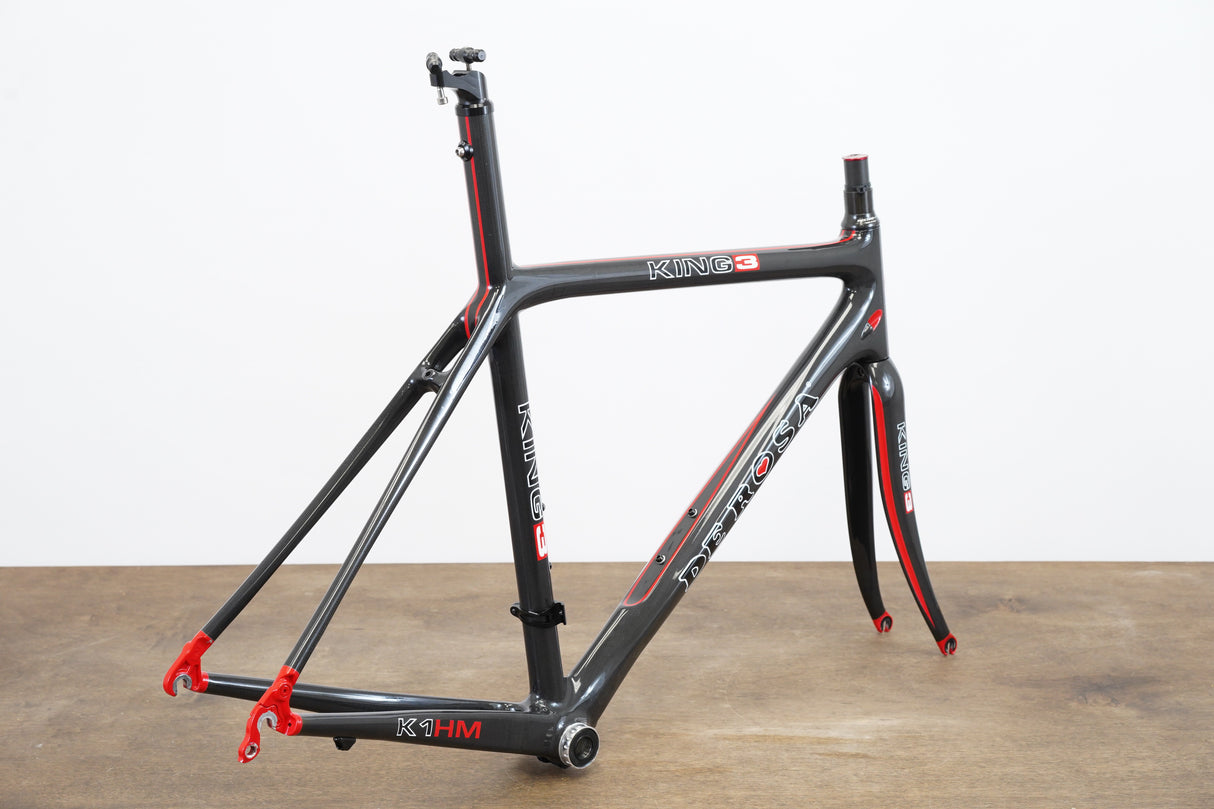 66cm (L/XL) De Rosa King 3 Carbon Rim Brake Road Frameset