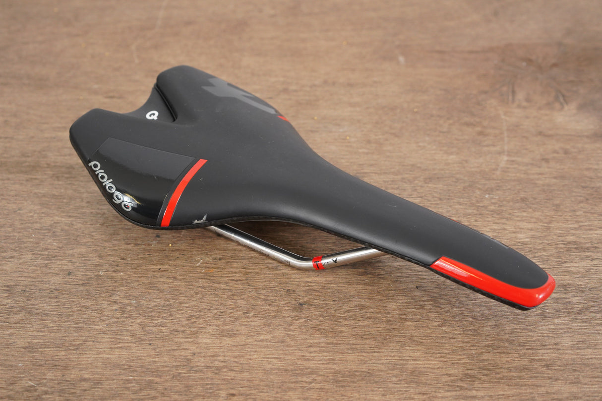 132mm Prologo Zero C3 TiroX Rail Carbon Road Saddle 187g