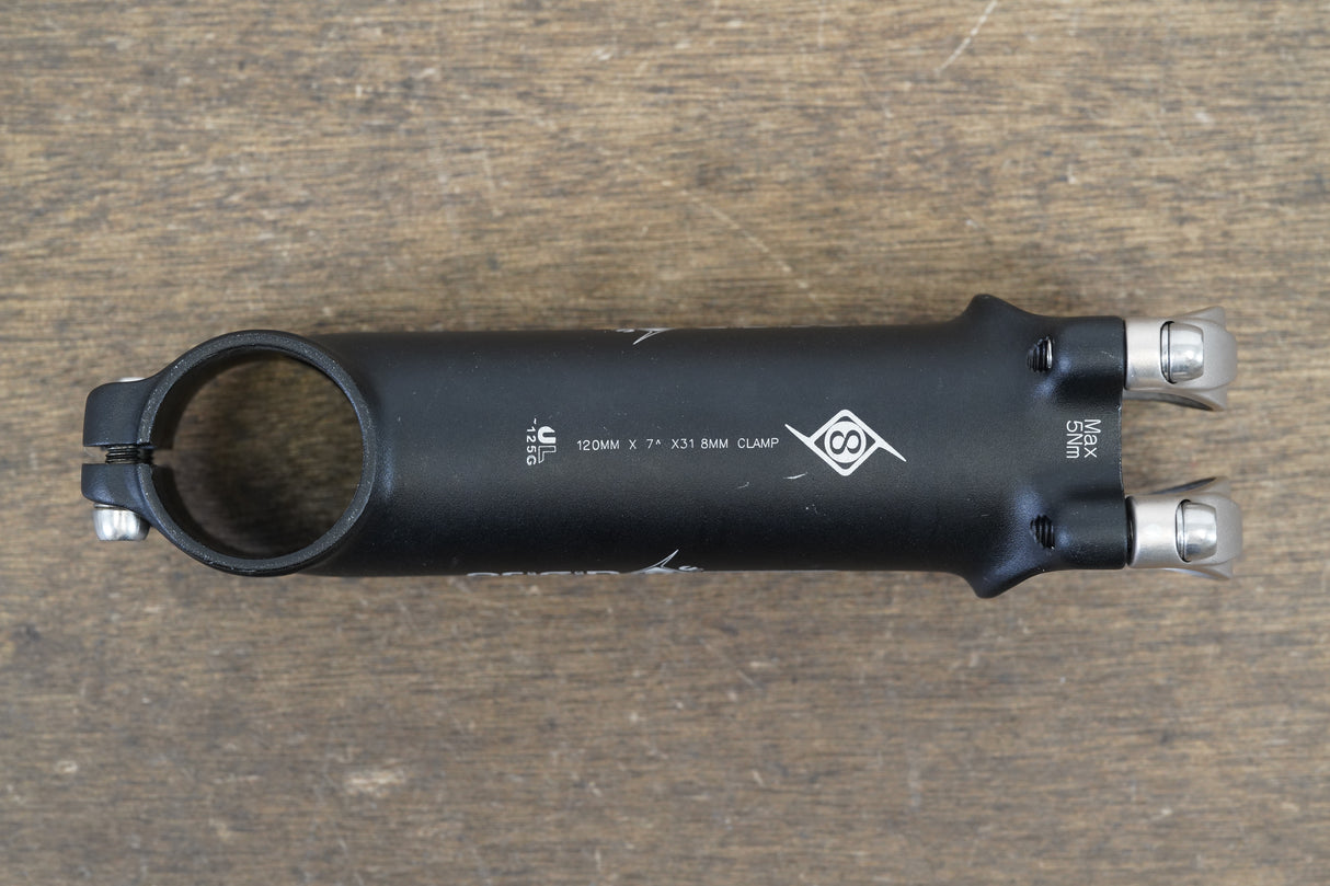Origin8 Pro Fit 120mm ±7 Degree Alloy Road Stem 129g 1 1/8" 31.8mm Origin 8