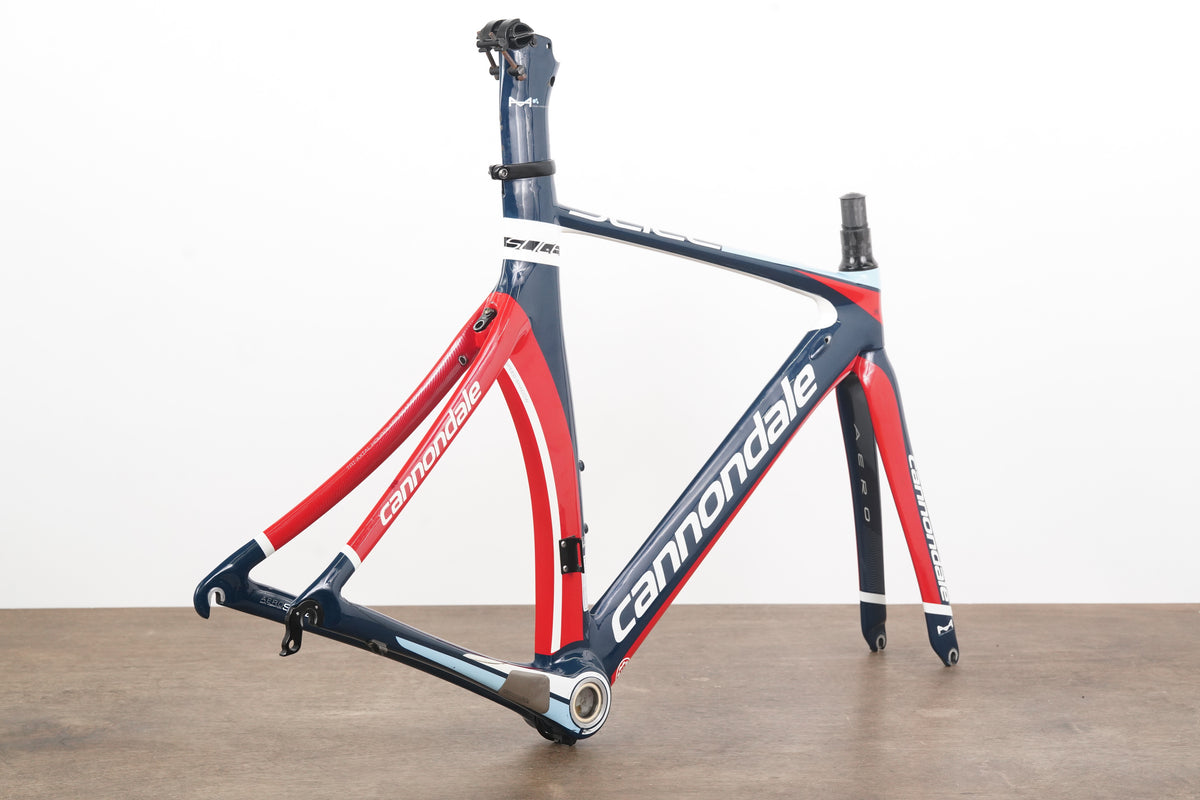 51cm Cannondale Slice Hi-Mod Carbon Rim Brake TT Triathlon Frameset HiMod