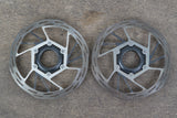 (2) 160mm SRAM PaceLine Center Lock Disc Brake Rotors 314g