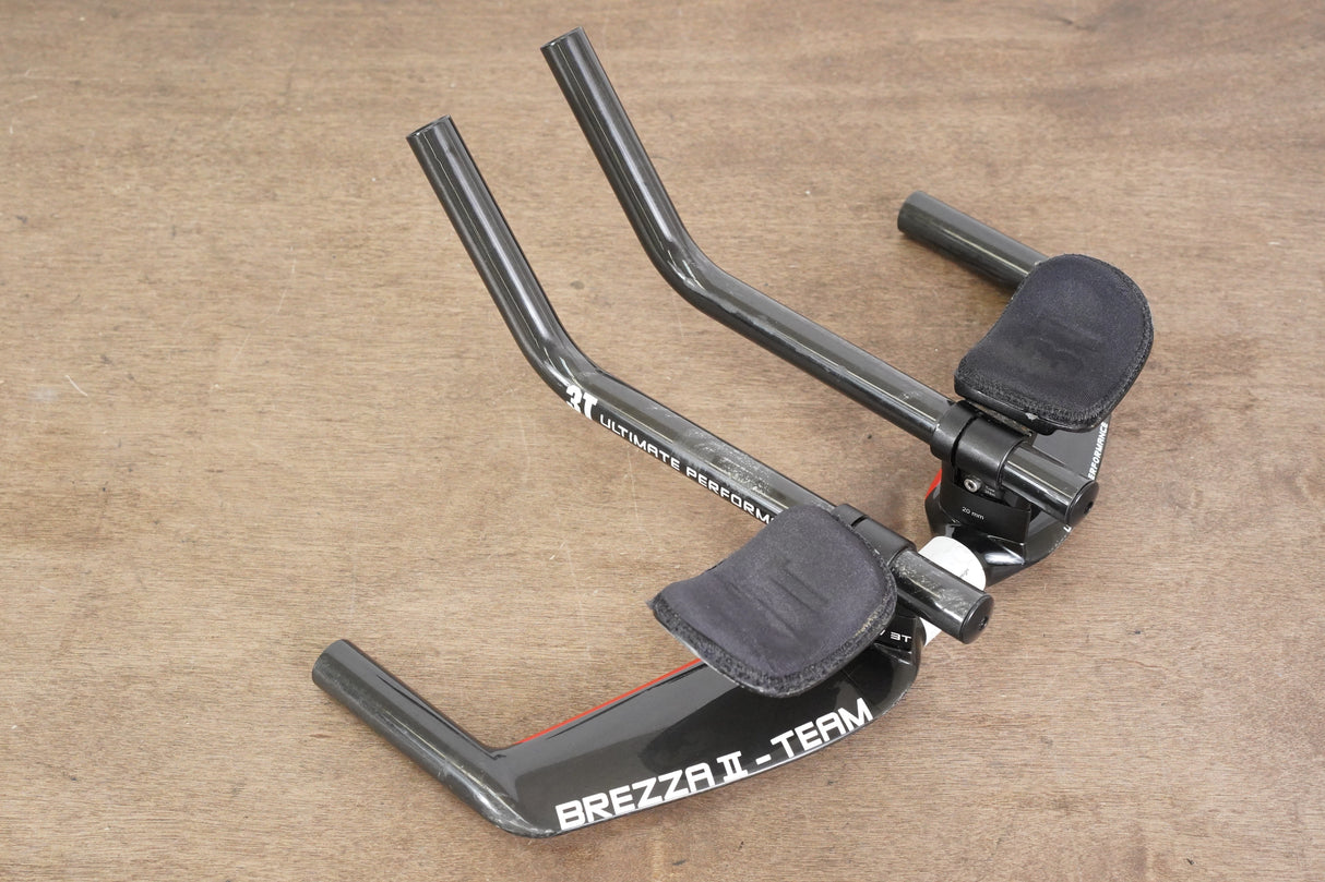 42cm 3T Brezza II Team Carbon Base Bar + Carbon 3T Extensions TT Triathlon Handlebar