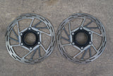 (2) 160mm SRAM PaceLine Center Lock Disc Brake Rotors 314g