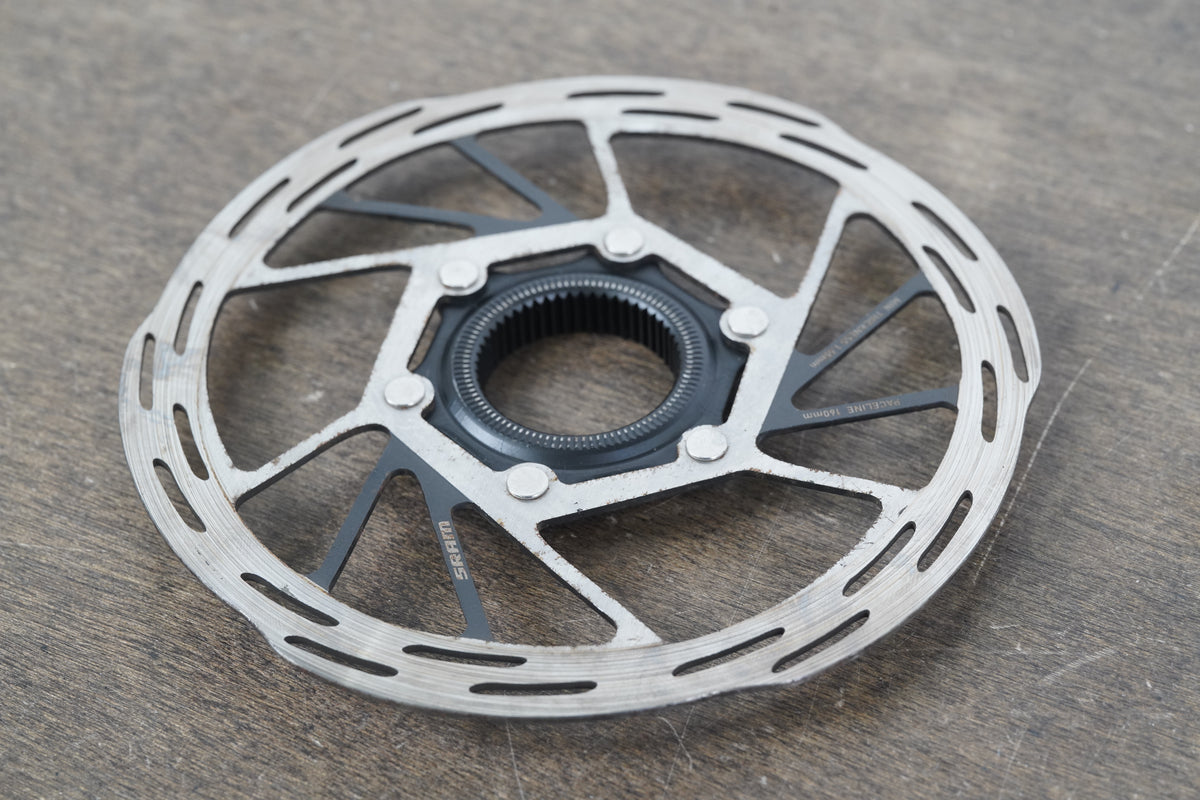 (2) 160mm SRAM PaceLine Center Lock Disc Brake Rotors 314g