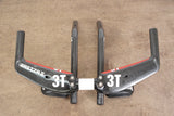 42cm 3T Brezza II Team Carbon Base Bar + Carbon 3T Extensions TT Triathlon Handlebar