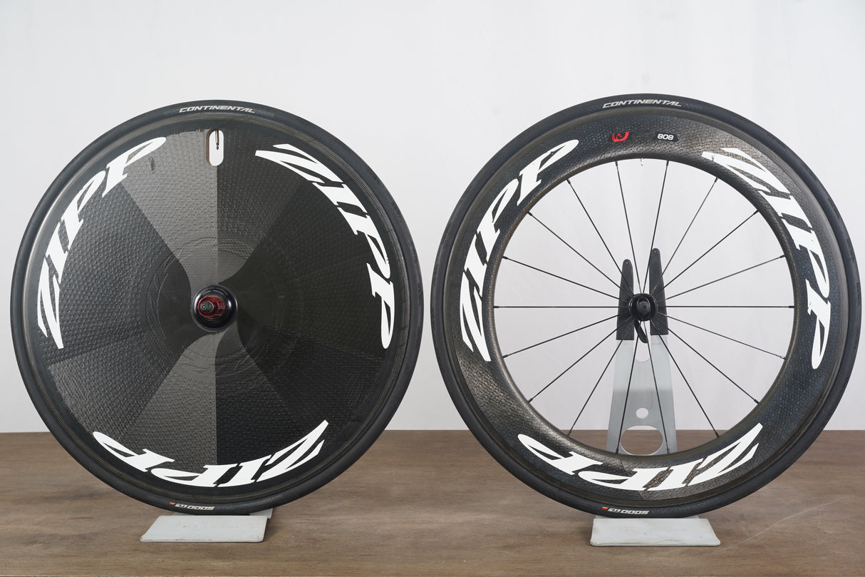 Zipp 808 Firecrest/900 Disc Carbon Clincher Rim Brake Wheelset Shimano/SRAM 11