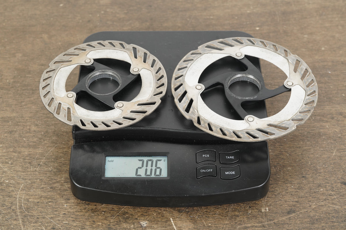 (2) 140mm/160mm Shimano Ultegra/GRX RT-CL800 Center Lock Disc Brake Rotors 206g