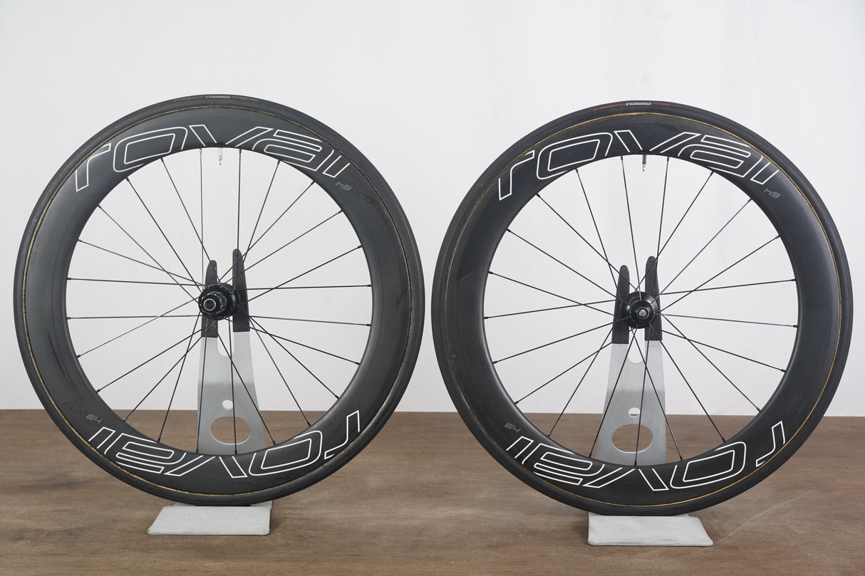 Roval CLX 64 Carbon Tubular Disc Brake Wheelset Shimano/SRAM 11 Speed
