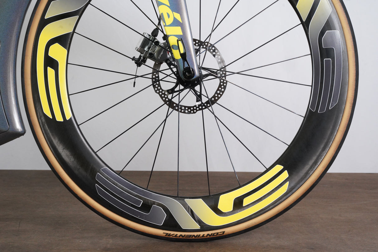 56cm Cervelo P5X SRAM Red eTap OSPW Mechanical Disc Brake Carbon TT Triathlon Bike