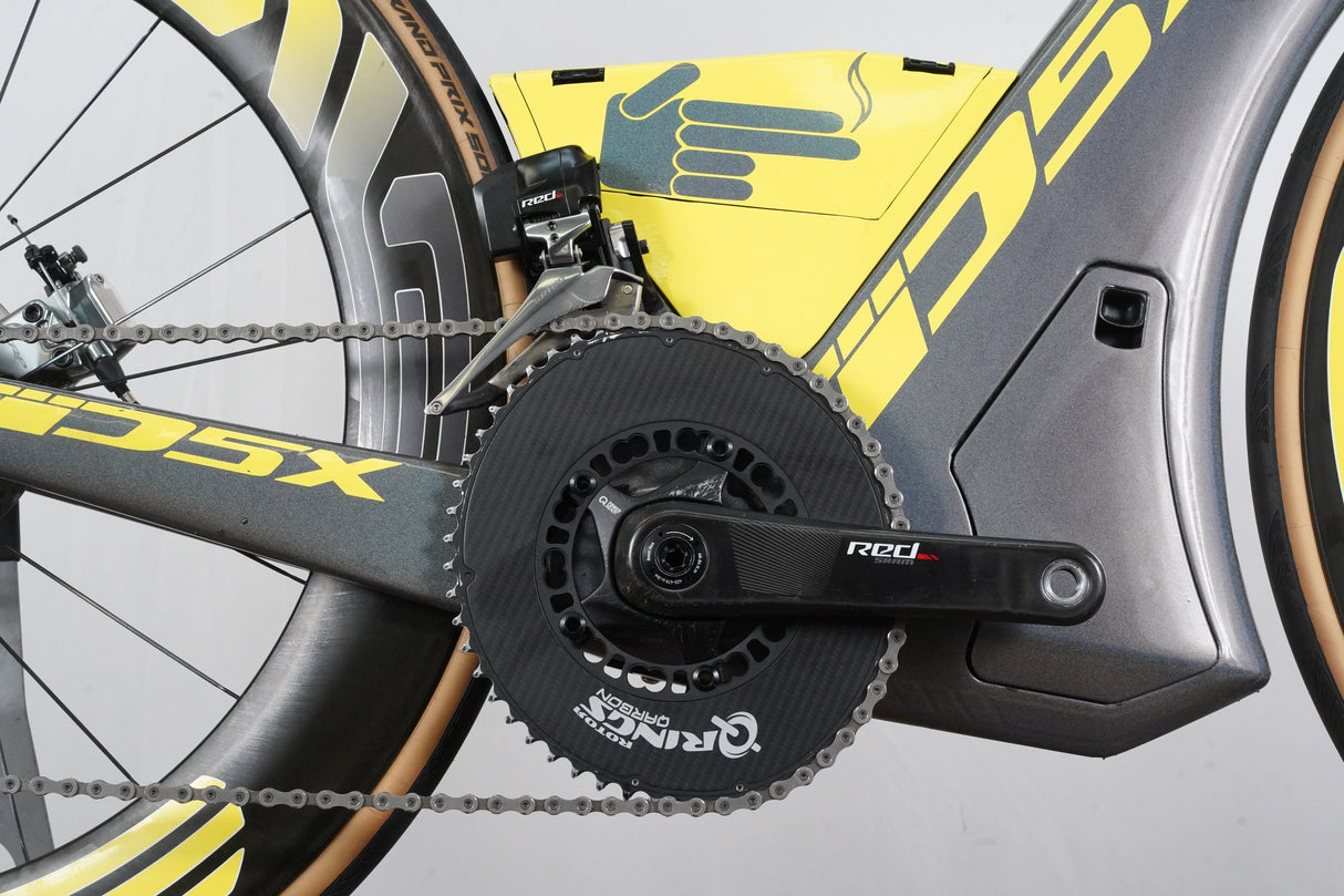 56cm Cervelo P5X SRAM Red eTap OSPW Mechanical Disc Brake Carbon TT Triathlon Bike