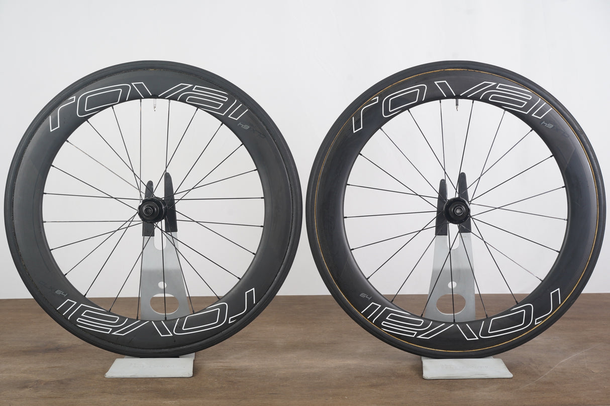 Roval CLX 64 Carbon Tubular Disc Brake Wheelset Shimano/SRAM 11 Speed