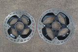 NEW TAKE-OFF (2) 160mm/140mm Shimano XTR RT-MT900 Center Lock Disc Rotors