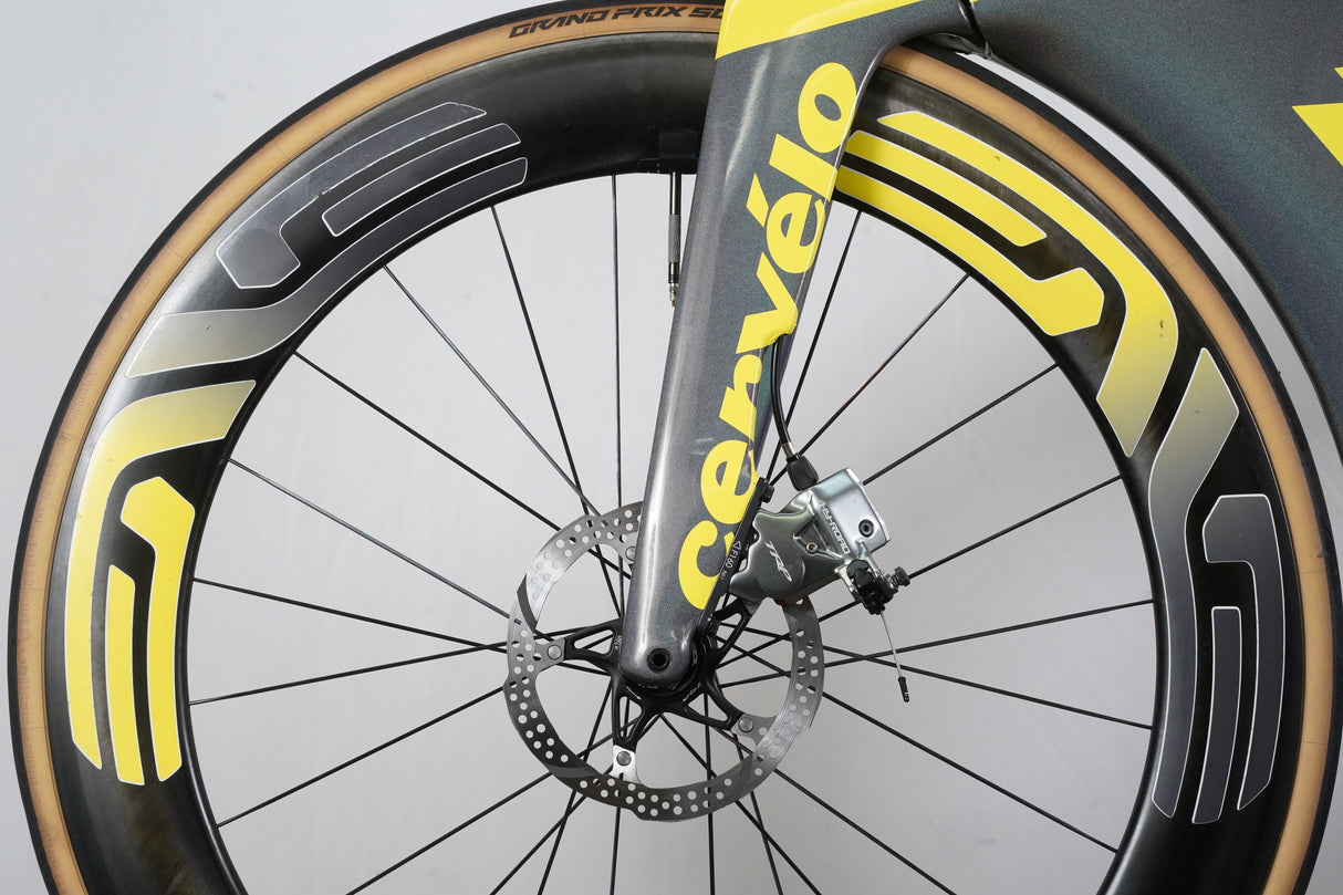 56cm Cervelo P5X SRAM Red eTap OSPW Mechanical Disc Brake Carbon TT Triathlon Bike