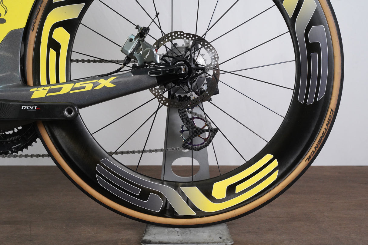 56cm Cervelo P5X SRAM Red eTap OSPW Mechanical Disc Brake Carbon TT Triathlon Bike