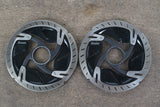(2) 160mm Shimano Dura-Ace SM-RT900-S Center Lock Disc Brake Rotors 225g