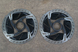 (2) 160mm Shimano Dura-Ace SM-RT900-S Center Lock Disc Brake Rotors 225g