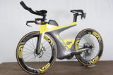 56cm Cervelo P5X SRAM Red eTap OSPW Mechanical Disc Brake Carbon TT Triathlon Bike
